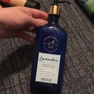 Lavender aromatherapy lotion